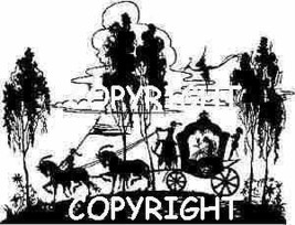 Fairytale Carriage Brand New Mounted Rubber Stamp - $7.50