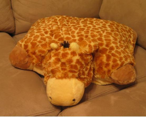 jolly giraffe pillow pet