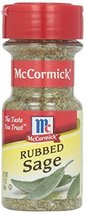 McCormick Sage, Rubbed, .5 oz by McCormick - $12.86