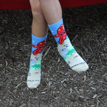 Red Starfish Socks (Ages 3-5) from the Sock Panda - $5.00