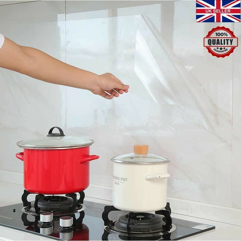 Transparent Oil Cooking Splash Wall Stickers For Kitchen Tile Wall Gas Hob Cover