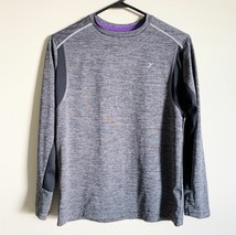 Old Navy Active Gray Space Dye Long Sleeve Athletic Top Girls Size XL - $9.49