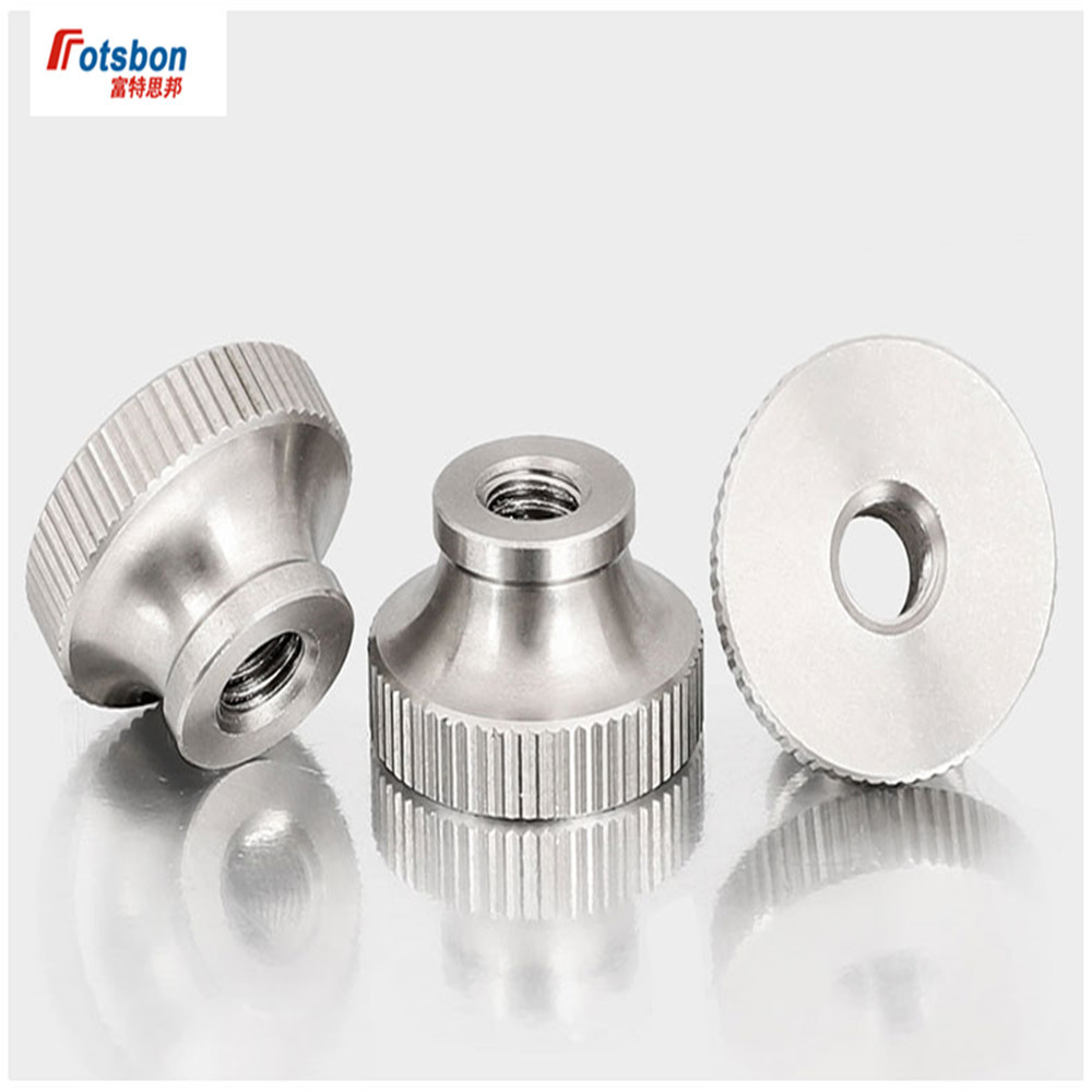 M3/M4/M5/M6/M8/M10 Knurled Nut With Collar Manual Adjustment Nuts Inox