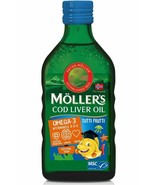 Moller&#39;s Children Cod Liver Oil, Tutti Frutti Flavor, Pure Natural 250 ml - $43.00