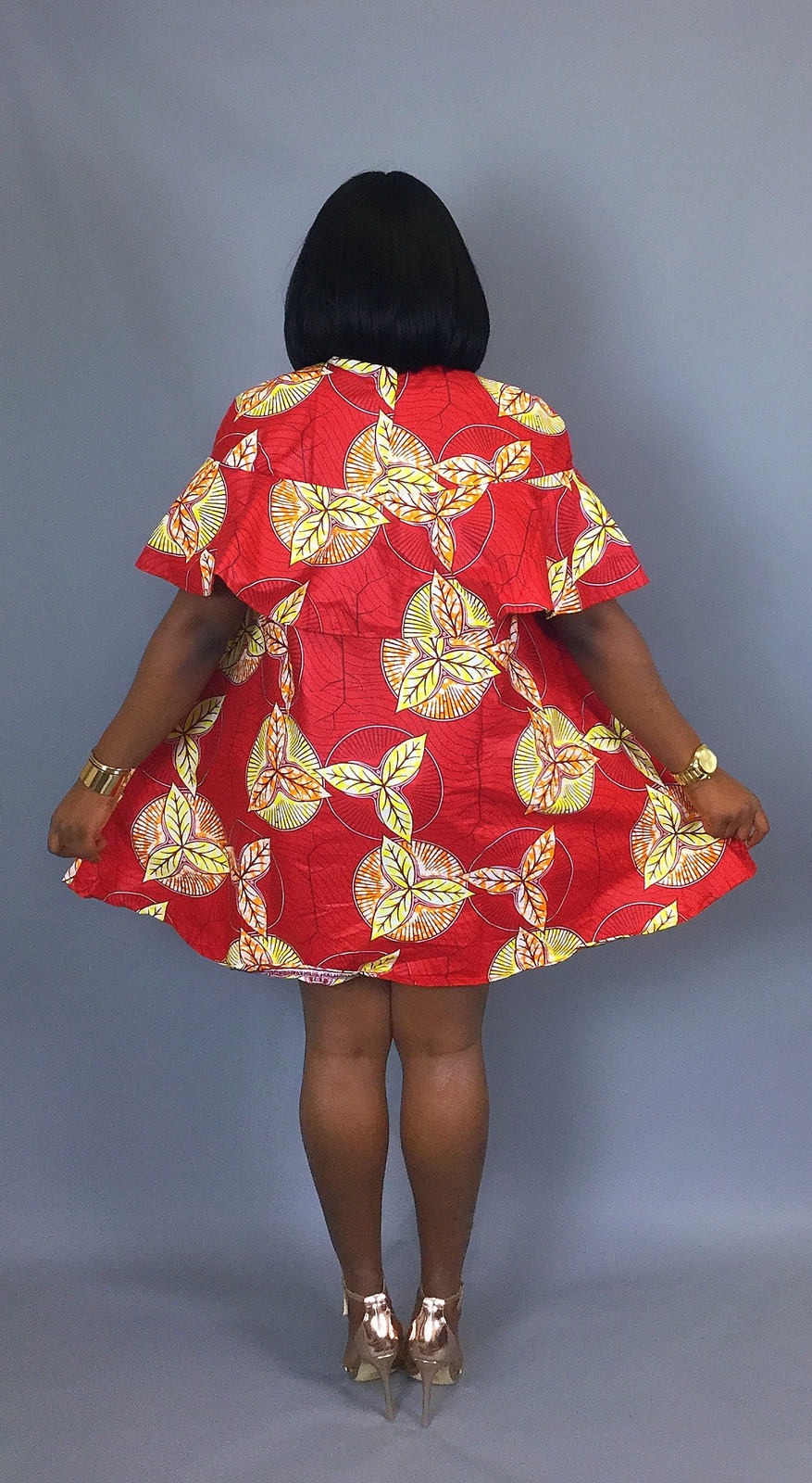red african dresses design