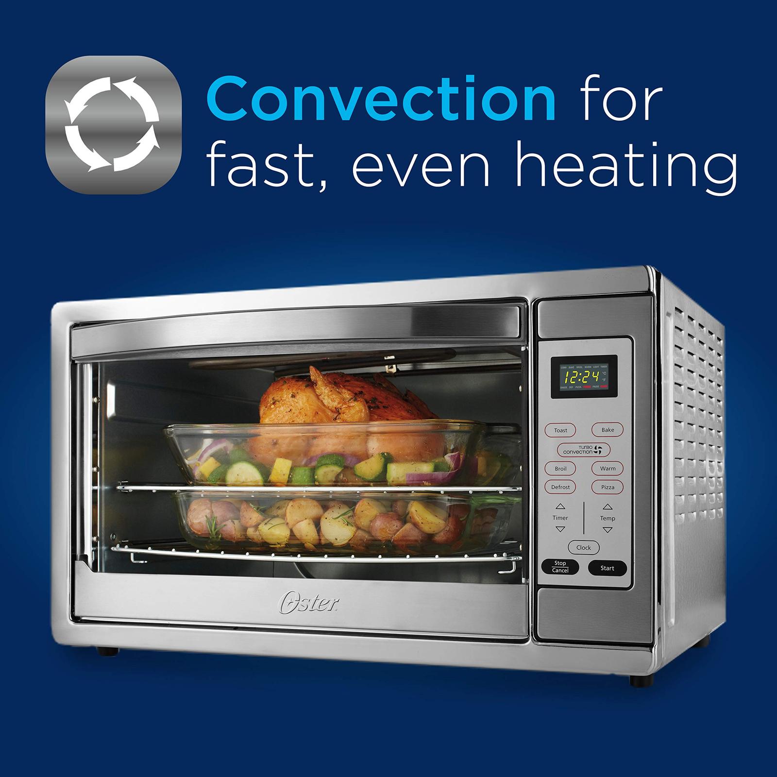 Oster Extra Large Digital Countertop Convection Oven Stainless Steel