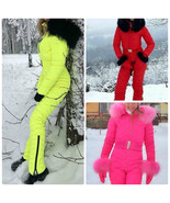 2 in 1 Mens Womens Winter Snow Suit Set Overall Outwear Ski Anzug Nylon ... - $289.00