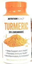 1 NutritionWorks Turmeric 95% Curcuminoids Joint & Immune Health 90 Caps Supp