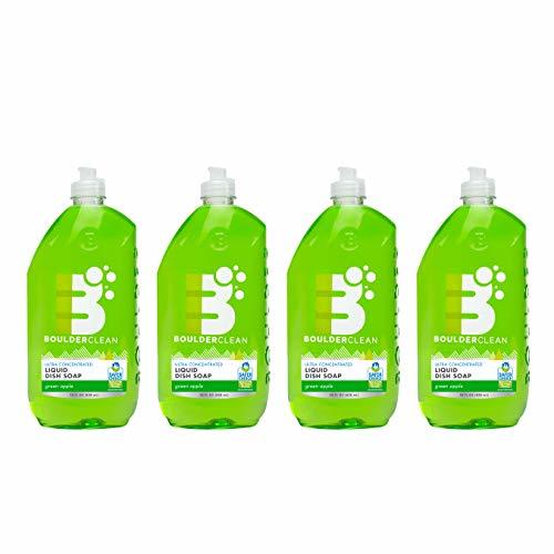 Boulder Clean Liquid Dish Soap, Green Apple, 28 oz. 4 Pack - Water ...