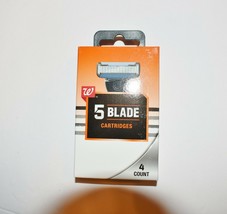 Walgreens Men&#39;s 5 Blade Cartridges 4 Count Brand New - $12.86