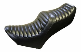 Fits Honda CB700SC Seat Cover 1984 To 1986 Pleated Black Color ATV Seat ... - $92.99