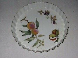 Royal Worcester Quiche Pie Tart Pan Vintage Oven to Table Baking Evesham... - $19.79