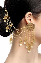 Attractive Gold Plated Brass Wedding Jewellery Bahubali Inspired Long Chain a419 - $19.79