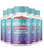 5 Pack - Keto ACV Gummies - Vegan, Fat burner, Weight Loss Supplement - ... - $69.95