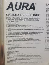 Aura Cordless Picture Light to 40 Hrs Efficient Brass 11.5" - NEW SEALED! image 3