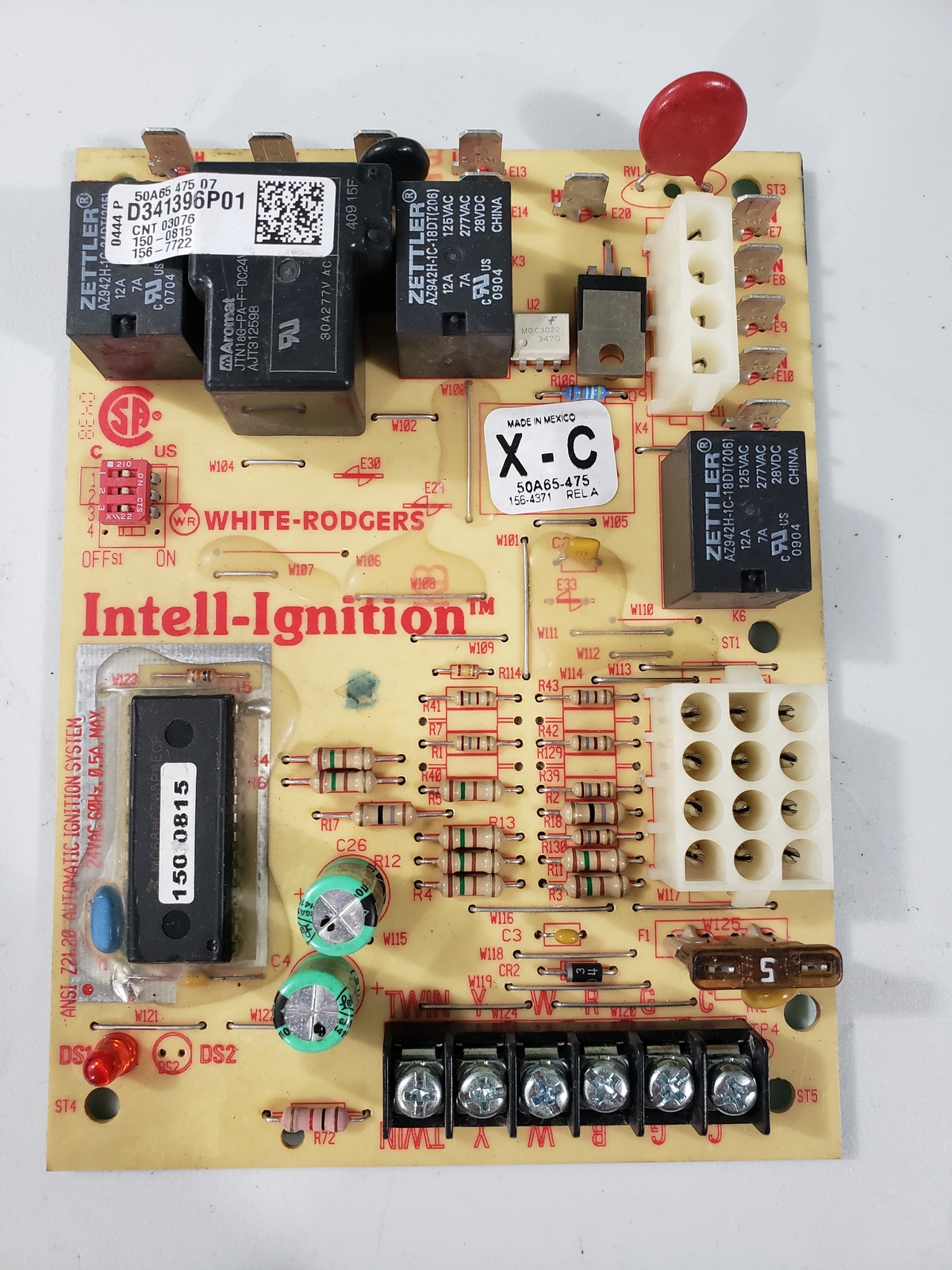 Trane American Standard oem furnace control circuit board D341396P01