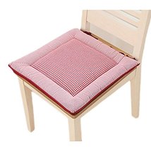 George Jimmy Tatami Chair Cushion Japanese Decent Office Pillow 40x40CM-Red - £17.88 GBP