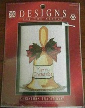 Christmas Cross Stitch Kit Christmas Traditions Bell Kit Designs for the Needle - $4.94