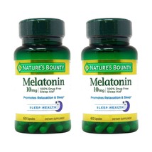 Nature&#39;s Bounty Maximum Strength Melatonin 10 mg 45 Capsules Exp-06/22-P... - $15.83