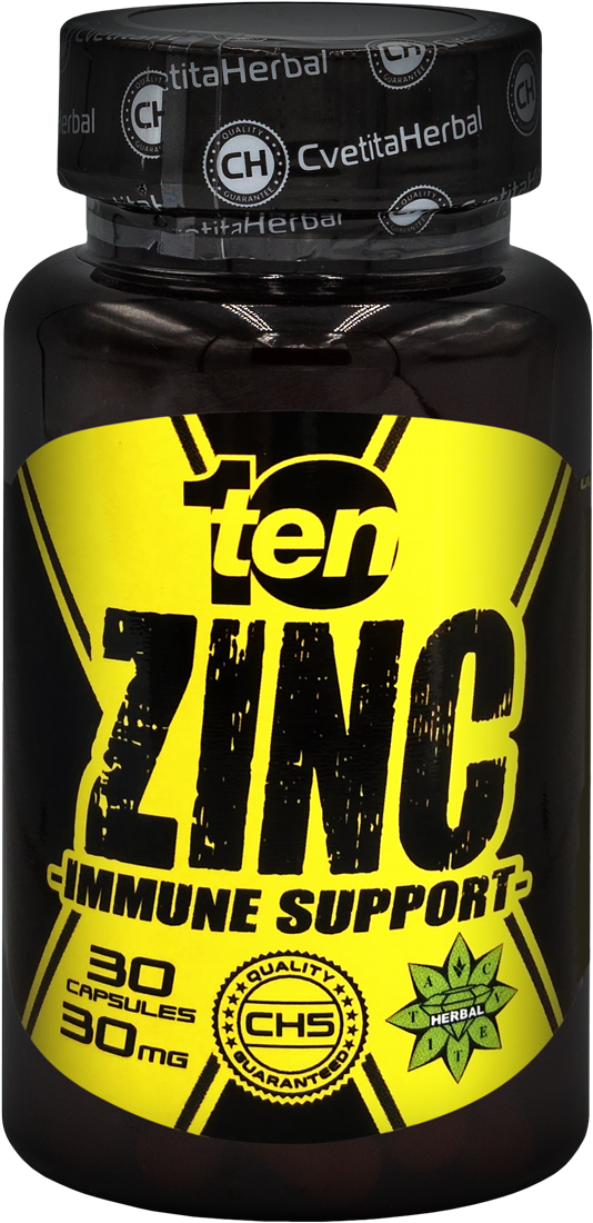 TEN Zinc Citrate Immune System Fish Oil 120 EPA