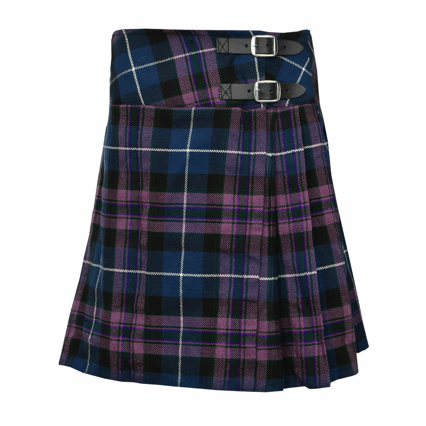 Scottish Ladies Pride Of Scotland Skirt 20" Length Tartan Pleated