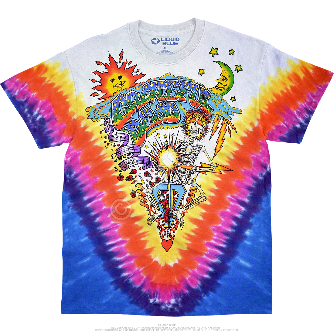 Grateful Dead Summer 92  Tie Dye Shirt  2X  XL   M    Plus Size