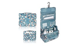 Hanging Toiletry Bag-Portable Travel Organizer Cosmetic Make up Bag, Daisy Mint