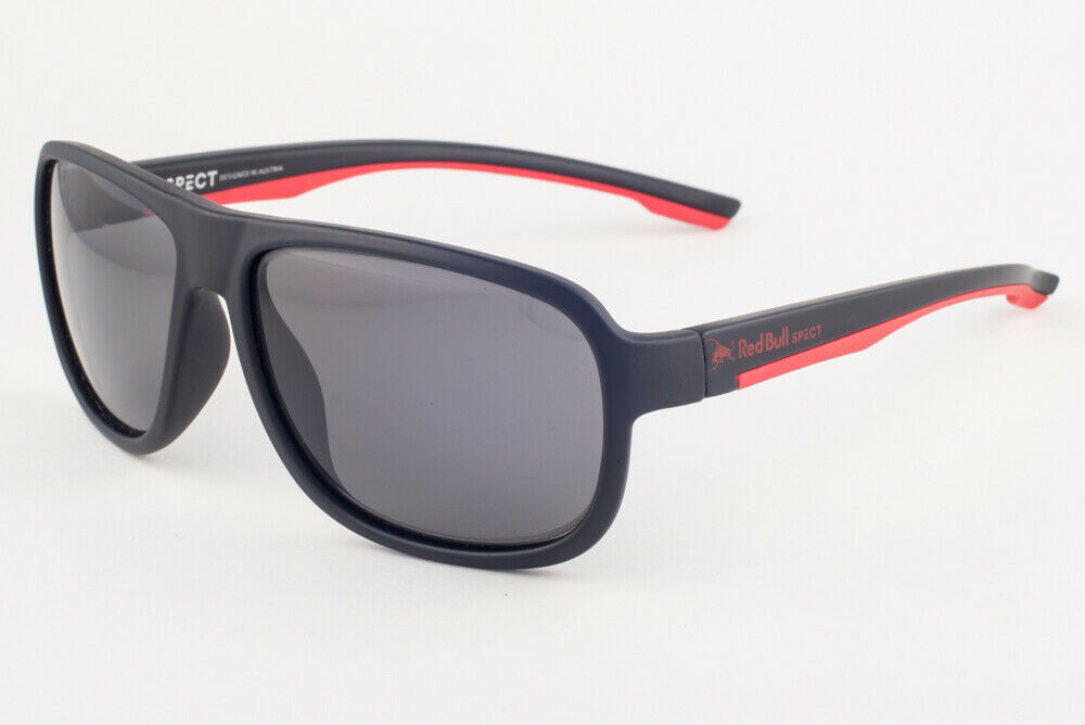 Red Bull Spect LOOP 001 Black Red / Gray Polarized Sunglasses LOOP 001 59mm