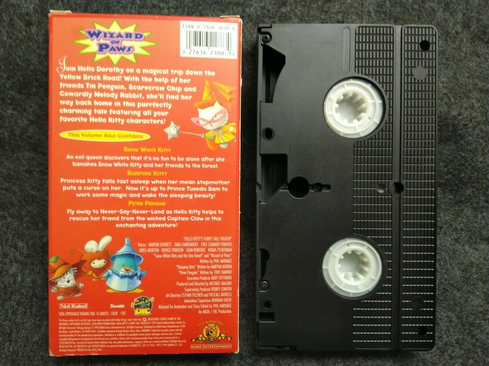 VHS Hello Kitty - Wizard of Paws (VHS, 1998, Family Entertainment ...