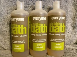 Everyone Natural Bubble Bath, Juniper &amp; Cedarwood, 20oz, Lot Of 3 - $79.99