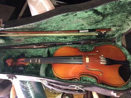 SUZUKI 1/ 8 Size Used Violin NO. 220 1985 With Hard Case For Children Fr... - $321.75