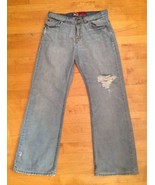 X2 Quality Denim M42 Loose Blue 100% Cotton Men&#39;s Jeans Size W32 L32 Boo... - $20.79