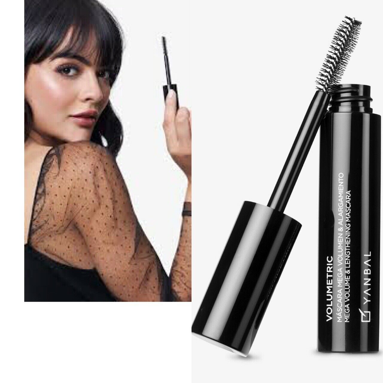 Rímel Volumetric Alargador de Pestanas Mascara Yanbal Lash Growth