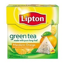 Lipton Green Tea - Mandarin Orange 20bags (Pack of 3) - $17.81