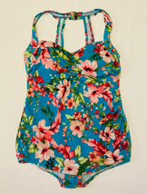 Suddenly Slim by Catalina women&#39;s swimsuit plus size 1X 16W floral one p... - $15.00