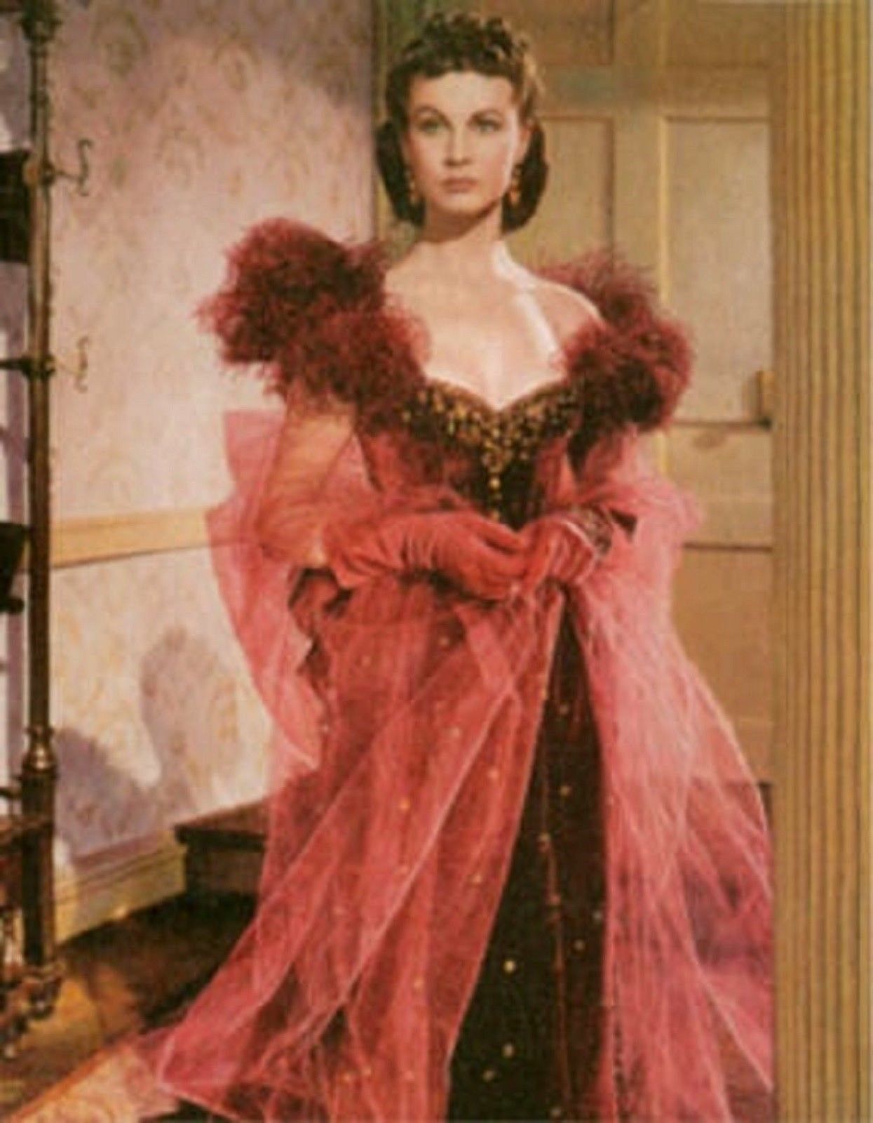 Gone With The Wind Print Nothing Modest Will Do Scarlett In The Red