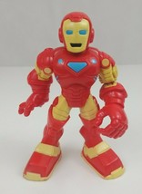 2012 Hasbro Playskool Marvel Super Hero Adventures IRON MAN 5&quot; Action Fi... - $3.95