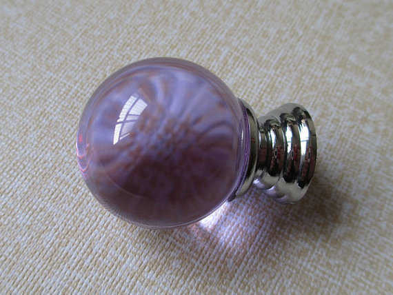 Purple Glass Knob Dresser Knobs Crystal Knob And 50 Similar Items