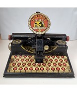 1950&#39;s Marx De-Luxe Dial Typewriter Litho Tin Toy Pressed Steel Keys - $46.48