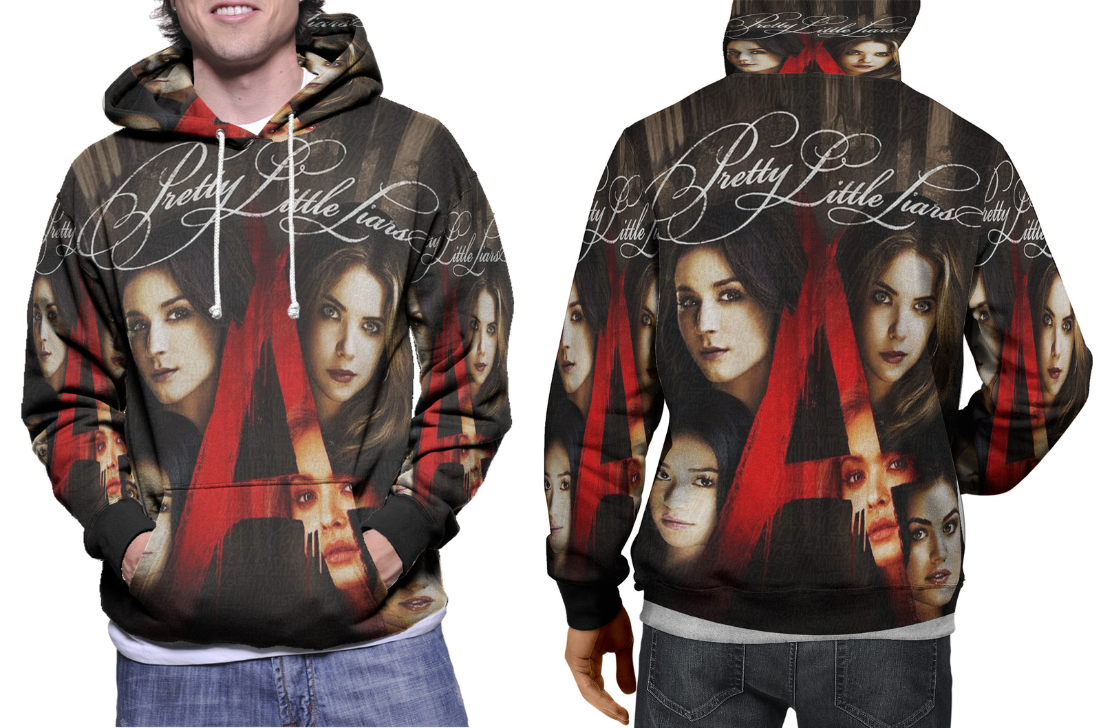 red pretty little thing hoodie