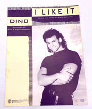 DINO &quot;I LIKE IT&quot; SHEET MUSIC-PIANO/VOCAL/GUITAR/CHORDS-1989-RARE- - $9.90