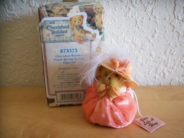 2001 Cherished Teddies “Peach Spring Bonnet” Figurine - $15.00