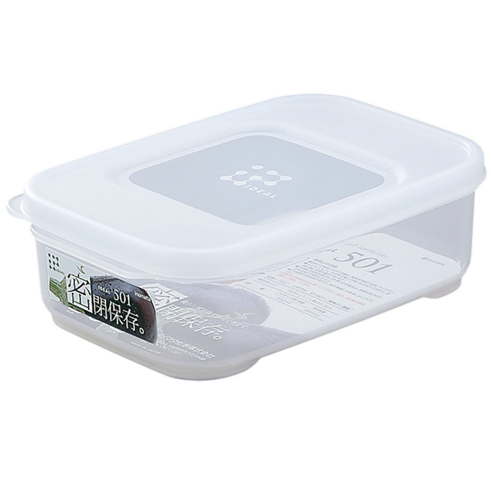 INOMATA Food Storage Sealed Container 19.9 oz (590ml) Clear