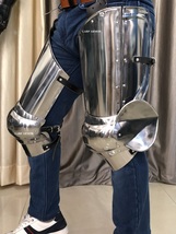 NauticalMart SCA Combat Leg Armor, Plate Legs, Cuisses With Poleyns