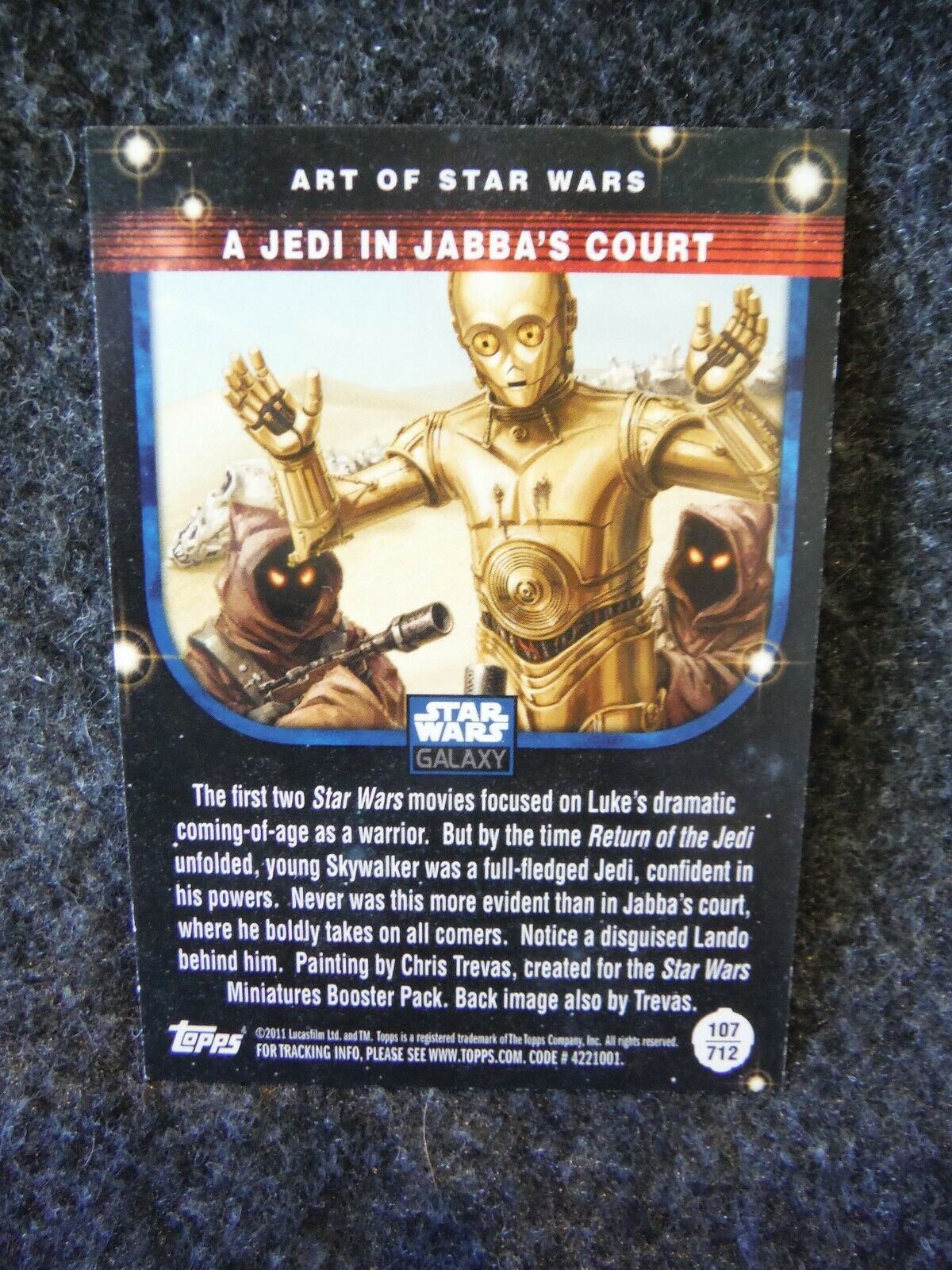 star wars galaxy topps cards