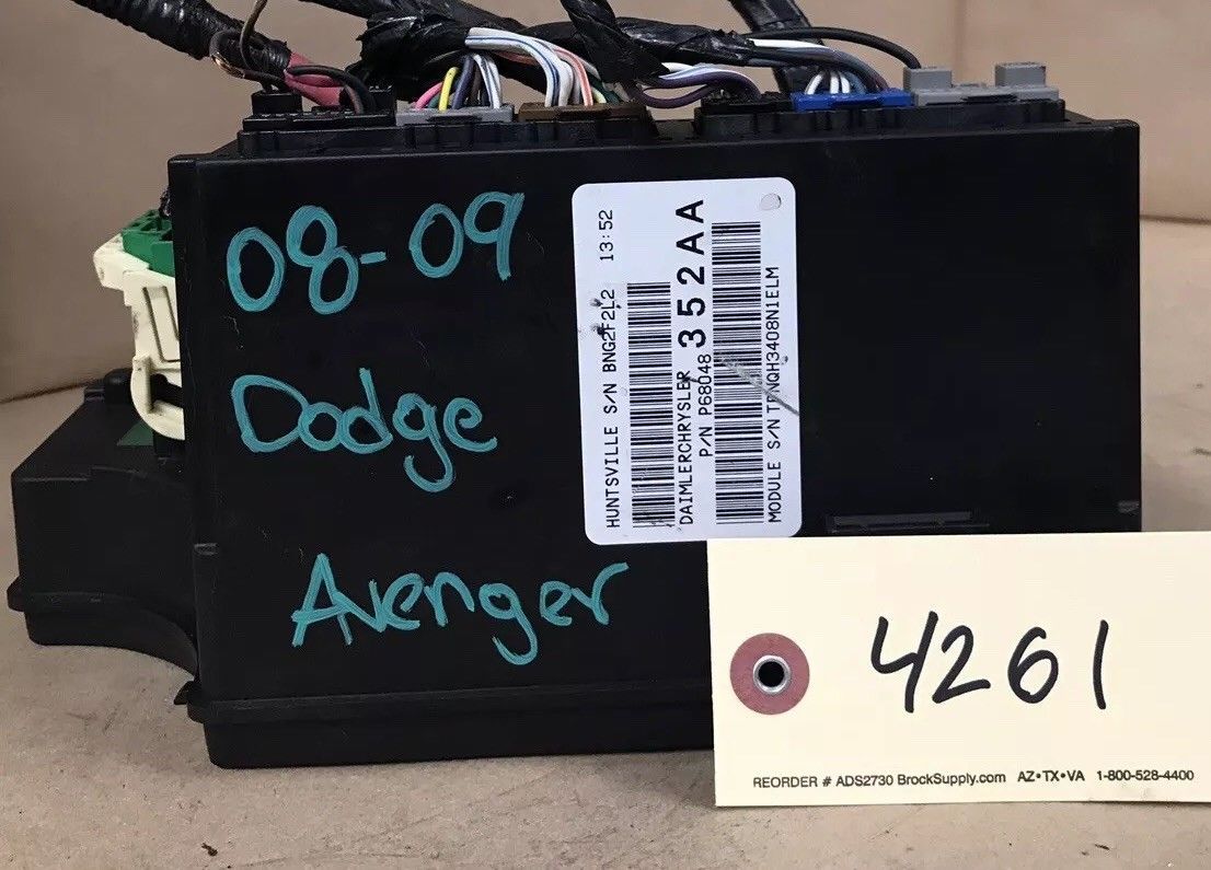 Integrated Power Relay Fuse Box 2008 2009 Dodge Avenger P6804352AA
