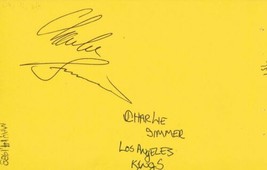 Bob Brudzinski & Charlie Simmer Dual Signed Album Page RR LOA