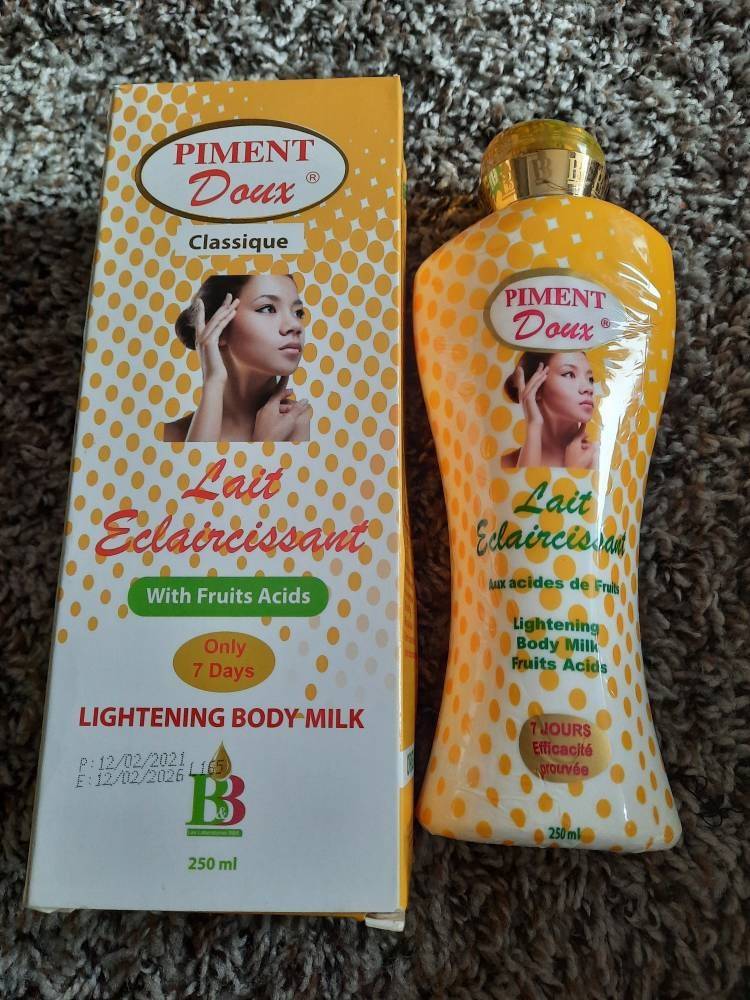 Piment doux classique lightening body milk 250ml