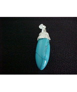 Southwestern Turquoise and Sterling Silver Pendant - NEW - £10.01 GBP