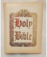 Holy Bible King James Version 1976 Kedeka Publishers Jesus&#39; Words in Red... - $23.00